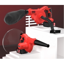 德力西（DELIXI）鋰電鼓風(fēng)機(jī)小型家用吹灰大功率充電式工業(yè)吹風(fēng)機(jī)無(wú)線(xiàn)除塵器  續(xù)航至尊款三功能15節(jié)電池